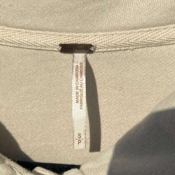 Free People Ruby Jacket Shacket Distressed Elbow Patch Button Up Ovresized S - Picture 9 of 16